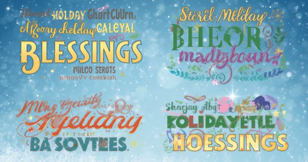 Timeless Words: Heartwarming Holiday Blessings Captions & Sayings