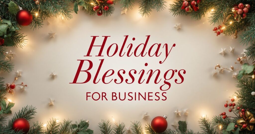 185+ Beautiful Holiday Blessings for Business to Boost Loyalty 2026
